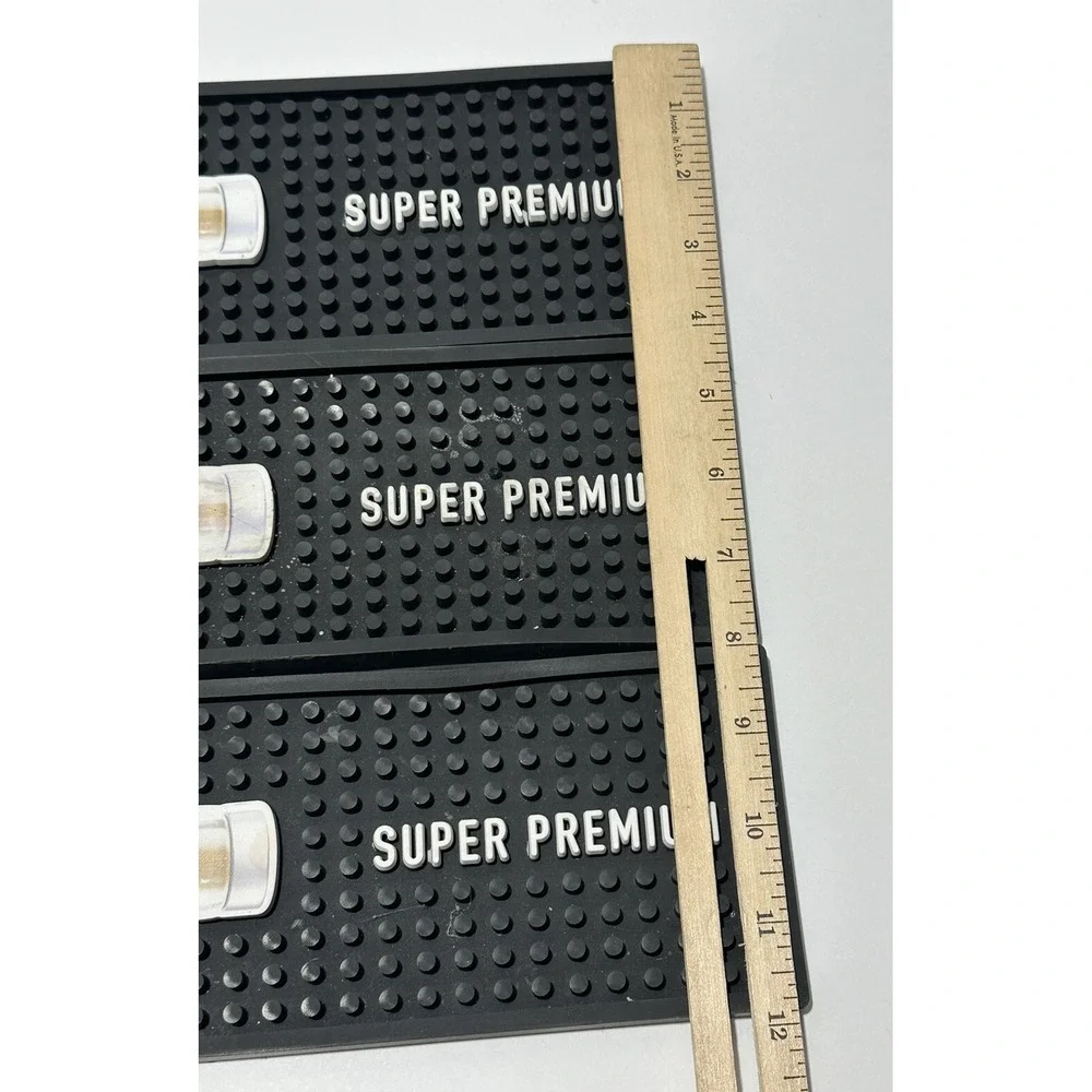 3X Mark Vodka Bar Mat Rubber Spill‎ Mat 23.5